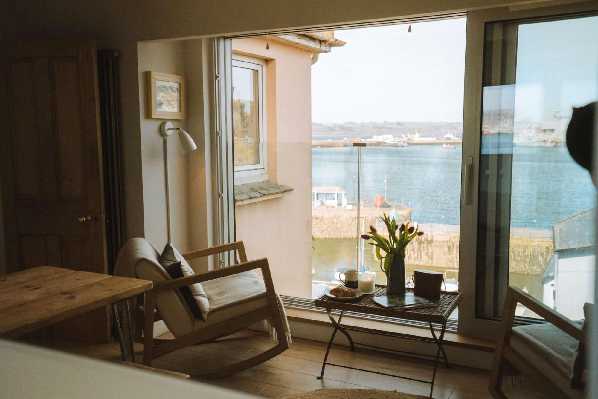 Breathtaking Harbourside Views With Parking At 'Harbour Strand' Falmouth Esterno foto